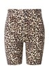 Krátké legíny, leopardí potisk, elastický pas
