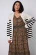 Strikkejakke, oversized, patentstrikket, bretonsk stripe