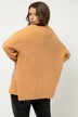 Neuletakki, oversize, patenttineulos, v-pääntie, pitkät hihat