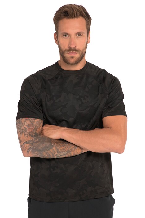 JAY-PI tričko, kolekce fitness, maskáčové, krátké rukávy