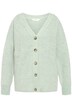 Rozepínací svetr, oversize, patentový úplet, vlna, aplaka, Premium