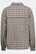 Hemdjacke, oversized, Karo, Hemdkragen, Langarm