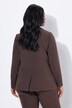Blazer en acétate, col à revers et fermeture 1 bouton