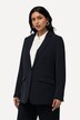 Blazer in acetato con revers e abbottonatura