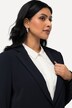 Blazer in acetato con revers e abbottonatura