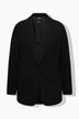 Blazer in acetato con revers e abbottonatura