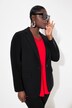 Blazer in acetato con revers e abbottonatura