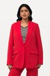 Blazer in acetato con revers e abbottonatura