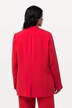 Blazer in acetato con revers e abbottonatura