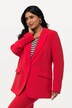Blazer in acetato con revers e abbottonatura