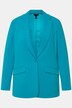 Blazer en acétate, col à revers et fermeture 1 bouton