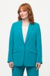 Blazer en acétate, col à revers et fermeture 1 bouton