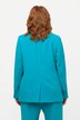 Blazer en acétate, col à revers et fermeture 1 bouton
