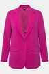 Blazer in acetato con revers e abbottonatura
