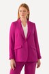Blazer in acetato con revers e abbottonatura