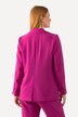 Blazer in acetato con revers e abbottonatura
