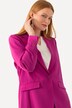 Blazer in acetato con revers e abbottonatura