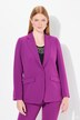 Blazer in acetato con revers e abbottonatura