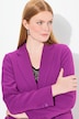Blazer in acetato con revers e abbottonatura