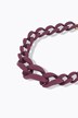 Collier court et imposant, maillons extra-larges
