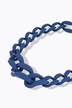 Collana corta con grandi anelli