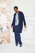 Long Pocket Open Front Cardigan Sweater