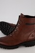 Bottines, chaînes métalliques, zip, largeur confortable