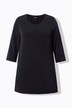 Lang t-shirt, rund hals, 3/4-ærmer