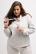 Hættetrøje, sildeben, oversize, lange ærmer, hættetrøje