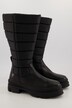 Leren laarzen, gewatteerde XL-schacht, fleece voering, wijdte H