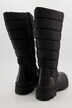 Leren laarzen, gewatteerde XL-schacht, fleece voering, wijdte H