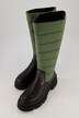 Leren laarzen, gewatteerde XL-schacht, fleece voering, wijdte H