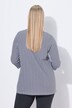 Shirt, visgraat, A-lijn, tuniekhals, 3/4-mouwen