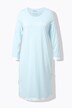 Camicia da notte dal taglio oversize con pizzo, scollo rotondo e maniche lunghe
