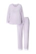 Pyžamo, krajka, kulatý výstřih, dlouhé rukávy