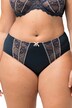 Midi kalhotky, vsadka z transparentní krajky, mikrovlákno