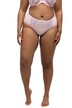 Midi kalhotky, vsadka z transparentní krajky, mikrovlákno