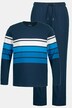 Pigiama dal taglio aderente con maglia a maniche lunghe e pantaloni lunghi