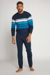 Pigiama dal taglio aderente con maglia a maniche lunghe e pantaloni lunghi