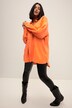 Blouse oversize, mousseline fluo, col chemise, manches longues