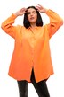 Halenka, oversize, neonový mušelín, límeček, dlouhé rukávy