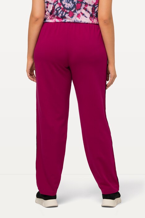 Pantaloni sportivi con righe laterali e cintura elastica