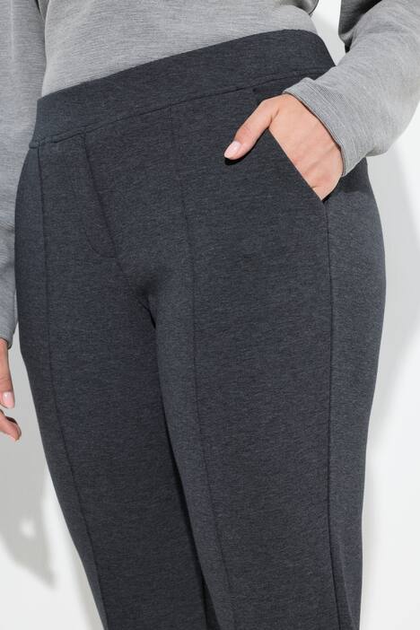 Hose, Punto-di-Roma-Jersey, konisches Bein, Elastikbund