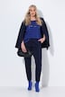 Hose, Punto-di-Roma-Jersey, konisches Bein, Elastikbund