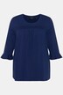 Shirt, Zierstreifen, Rundhals, 3/4-Volantarm