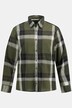 Ternet skjorte, langærmet, skjult button-down krave, moderne pasform