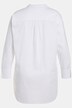 Bluse, oversized, længere bagpå, med rund hals og lange ærmer