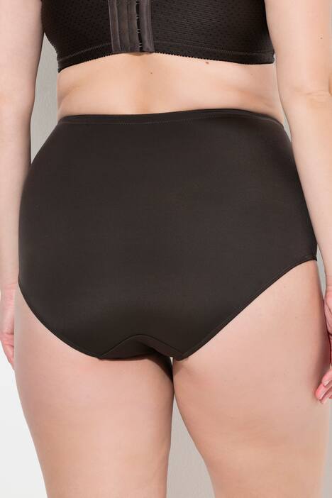 Pantybroekje, hoge taille, jacquard inzetstuk