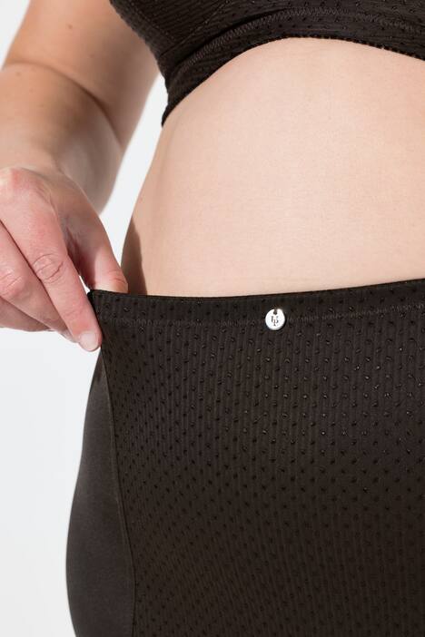 Pantybroekje, hoge taille, jacquard inzetstuk