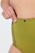 Culotte gainante, taille haute, empiècement jacquard